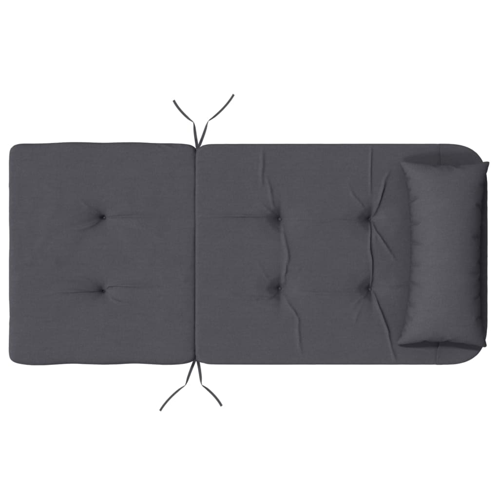 Coussins Adirondack 2 p. Tissu Oxford anthracite