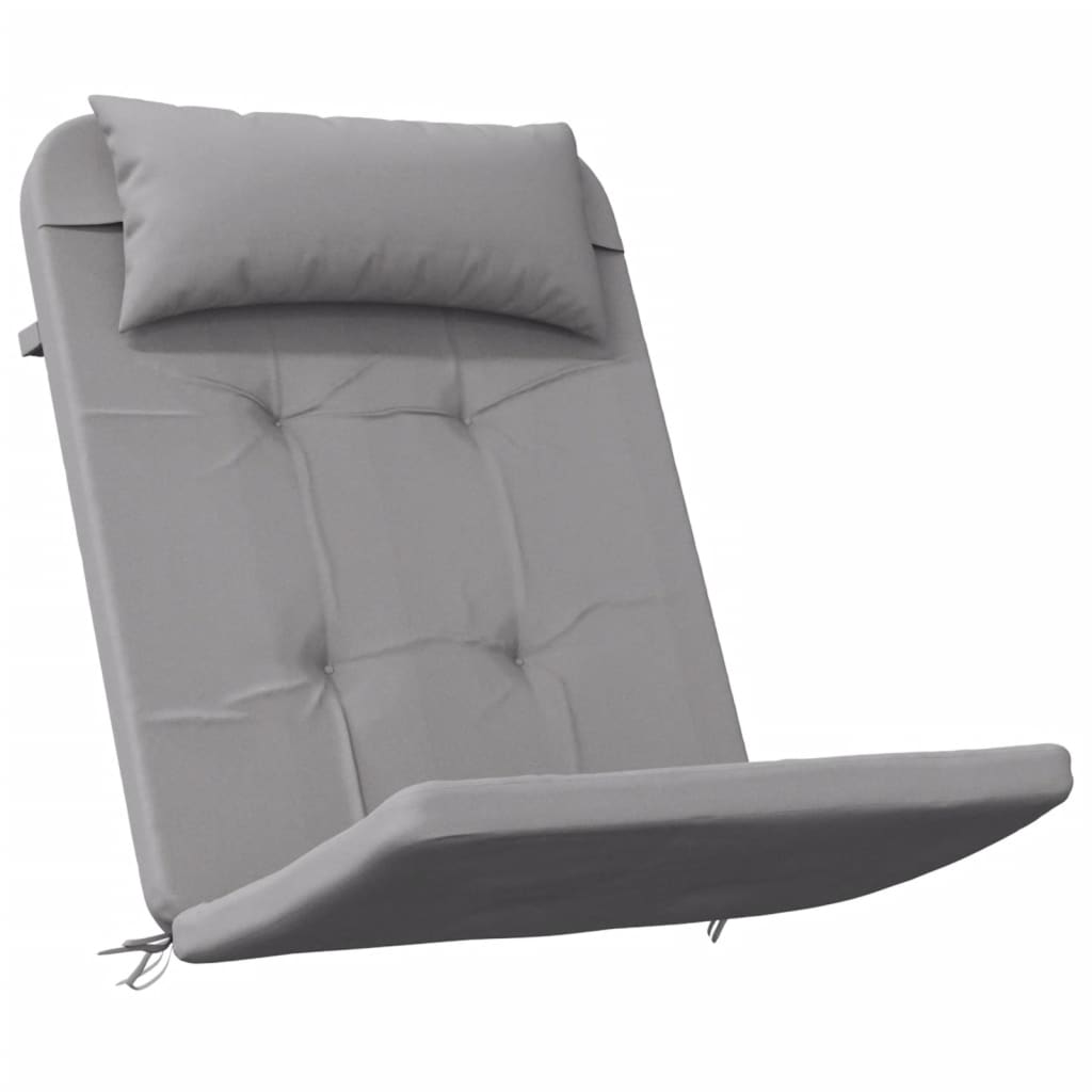 Coussins Adirondack 2 p. Gris Tissu Oxford