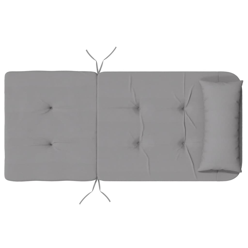 Coussins Adirondack 2 p. Gris Tissu Oxford