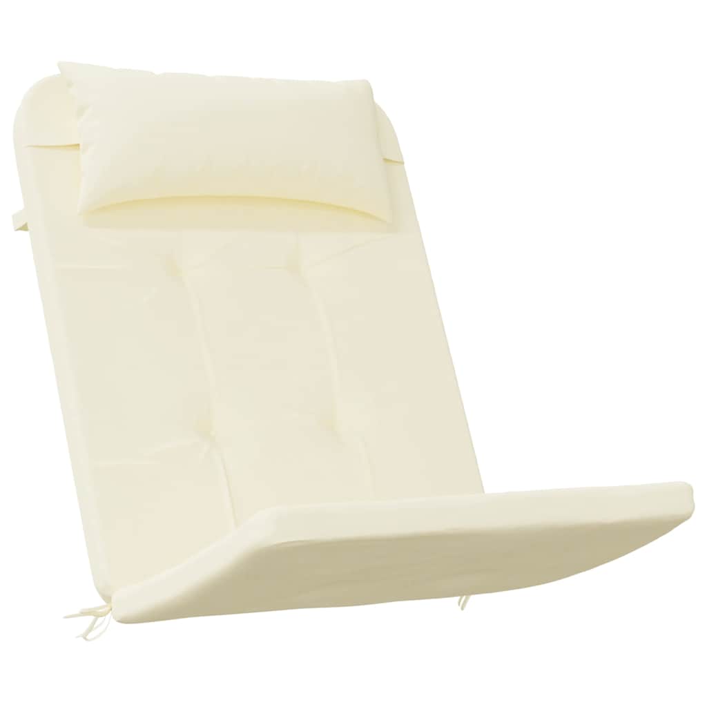 Adirondack-Auflagen 2 Stk. Creme Oxford-Gewebe