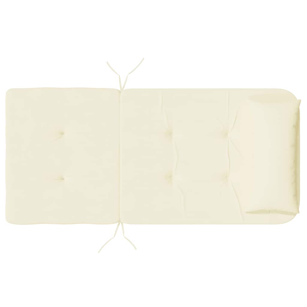 Adirondack-Auflagen 2 Stk. Creme Oxford-Gewebe