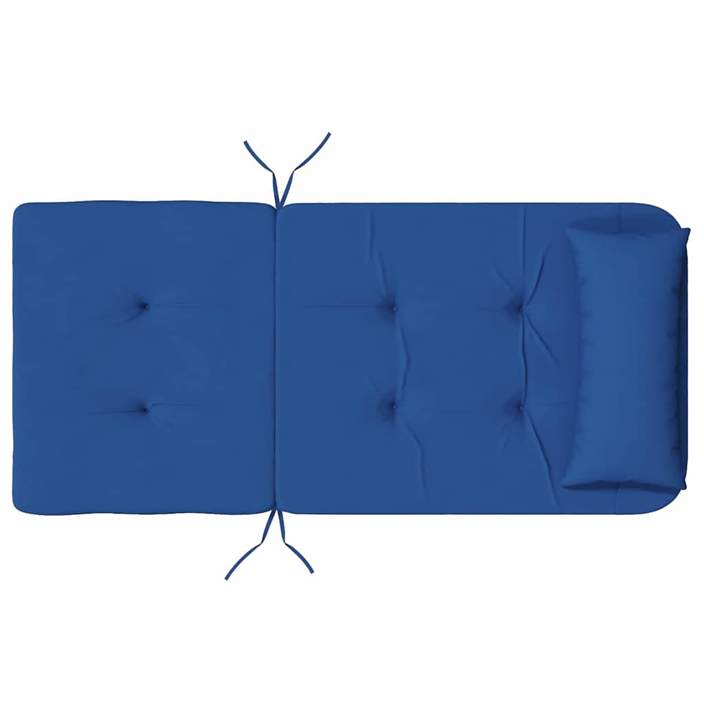 Chair Cushions Plain 2 pcs Blue 58 x 77 x 4.5 cm Oxford fabric