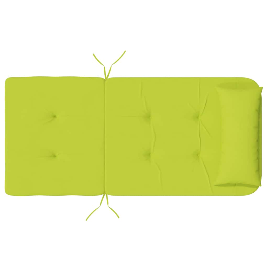 Stuhlkissen Uni 2 pcs Hellgrün 58 x 77 x 4,5 cm Oxford-Stoff