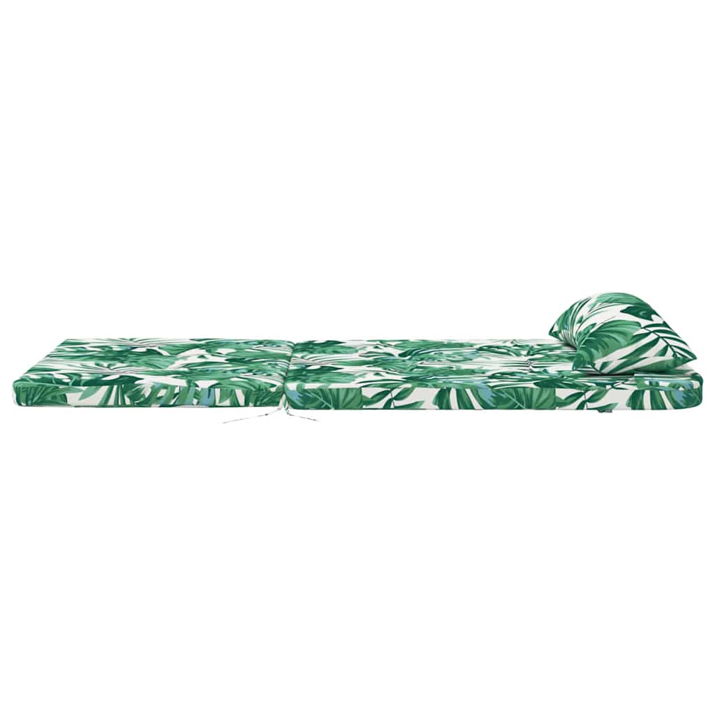 Chair Cushion 2 pcs Leaf Pattern 58 x 77 x 4.5 cm Oxford Fabric