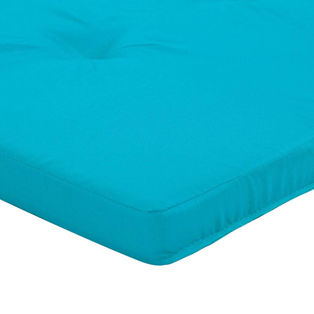 Chair Cushion Solid Color 2 pcs Turquoise 58 x 77 x 4.5 cm Oxford Fabric