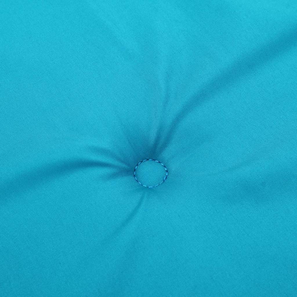 Chair Cushion Solid Color 2 pcs Turquoise 58 x 77 x 4.5 cm Oxford Fabric