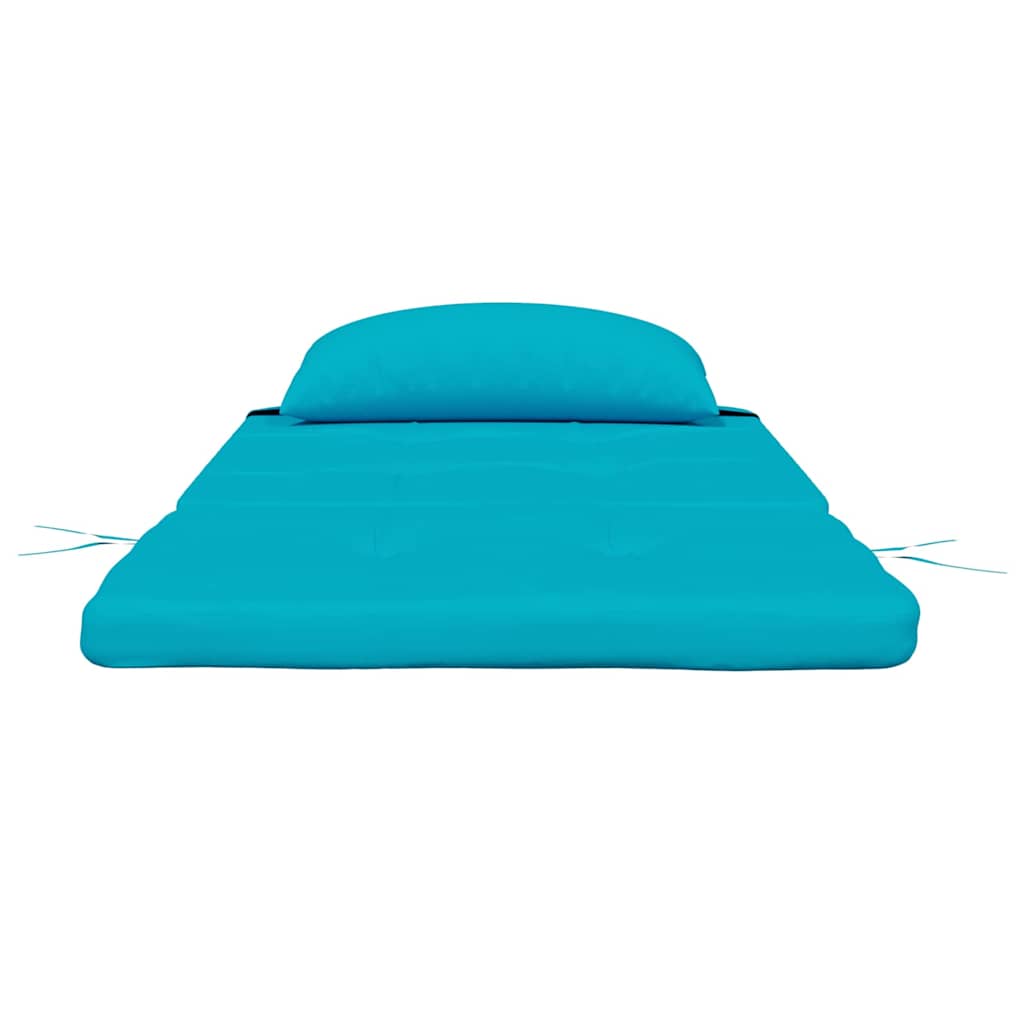 Chair Cushion Solid Color 2 pcs Turquoise 58 x 77 x 4.5 cm Oxford Fabric