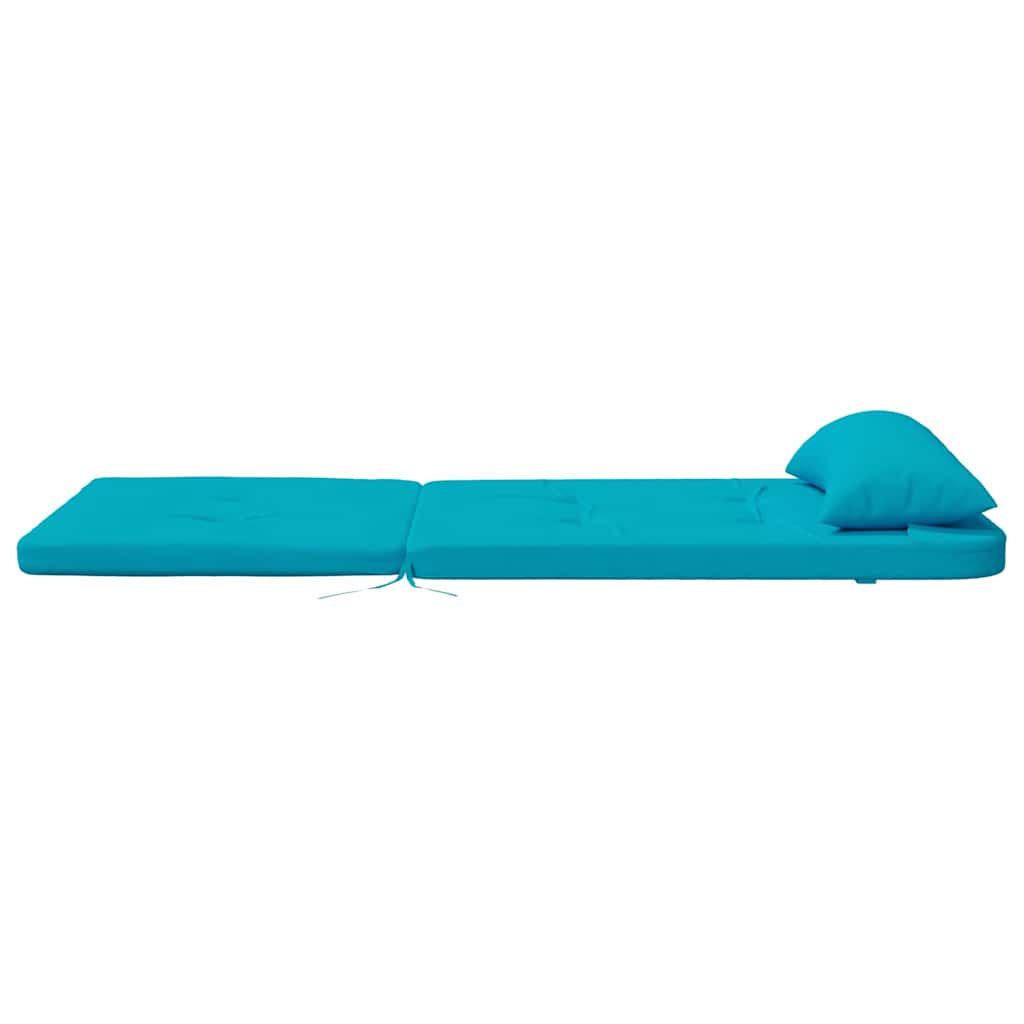 Chair Cushion Solid Color 2 pcs Turquoise 58 x 77 x 4.5 cm Oxford Fabric