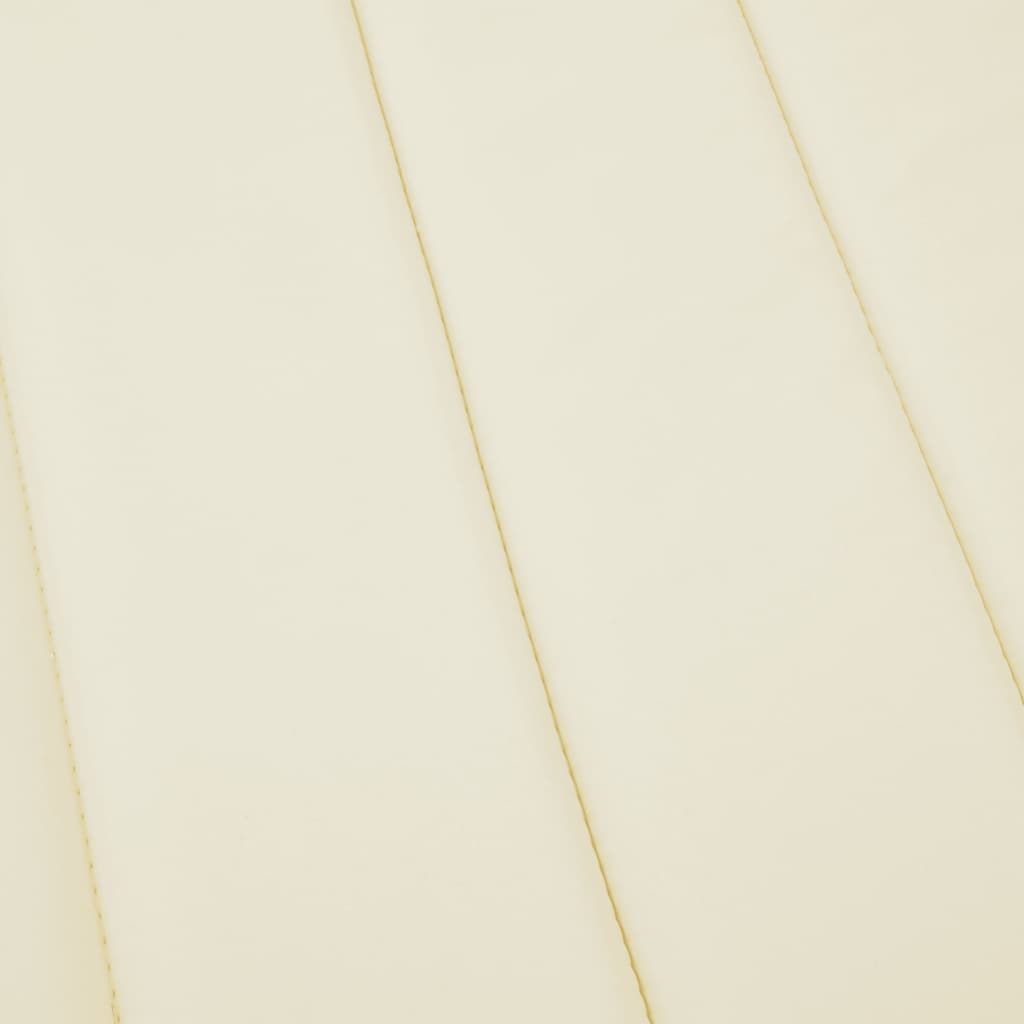 Sonnenliegen-Auflage Creme 180x60x4 cm Oxford-Gewebe