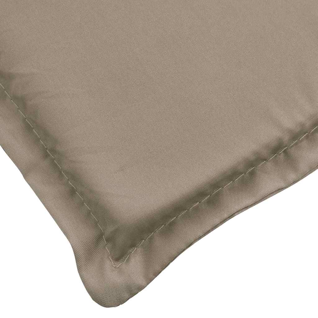 Coussin de transat Taupe 180x60x4 cm Tissu Oxford
