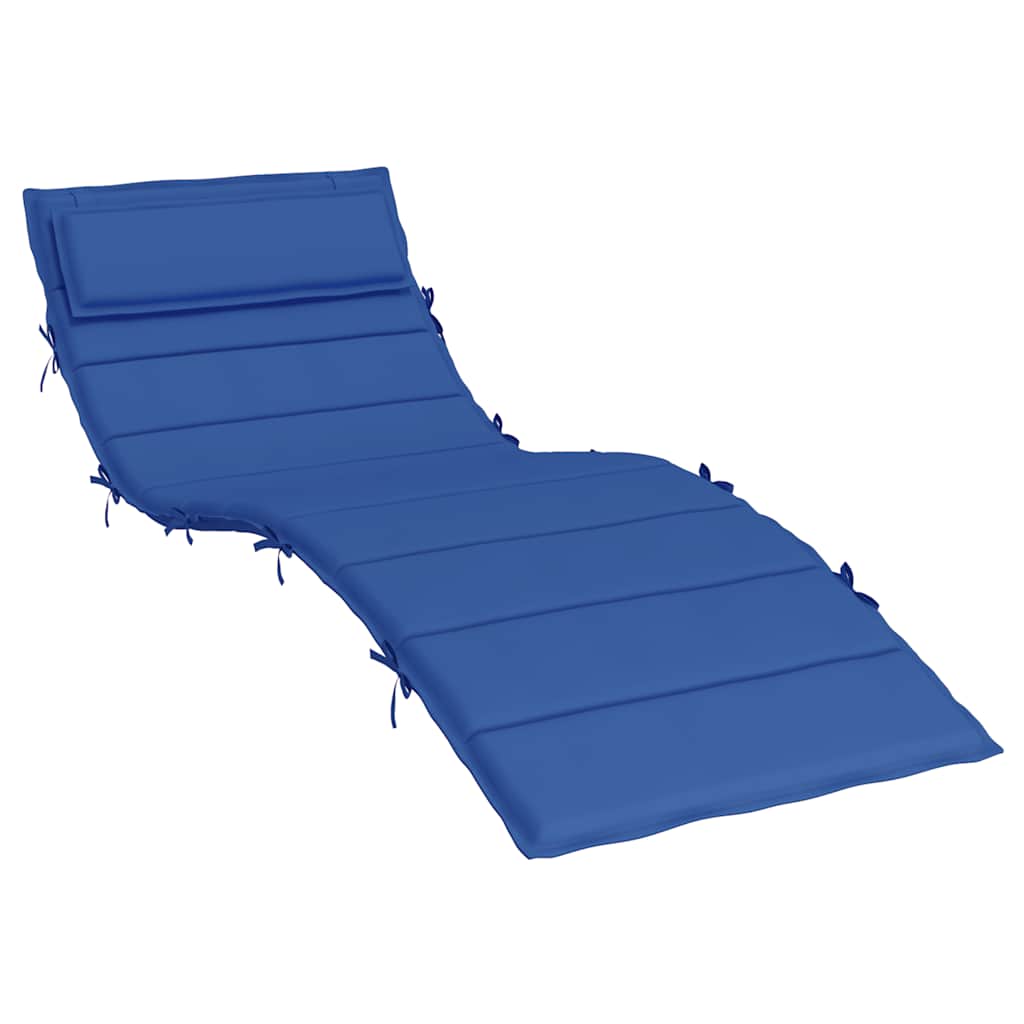 Sun Lounger Cushion Royal Blue 180x60x4 cm Oxford Fabric