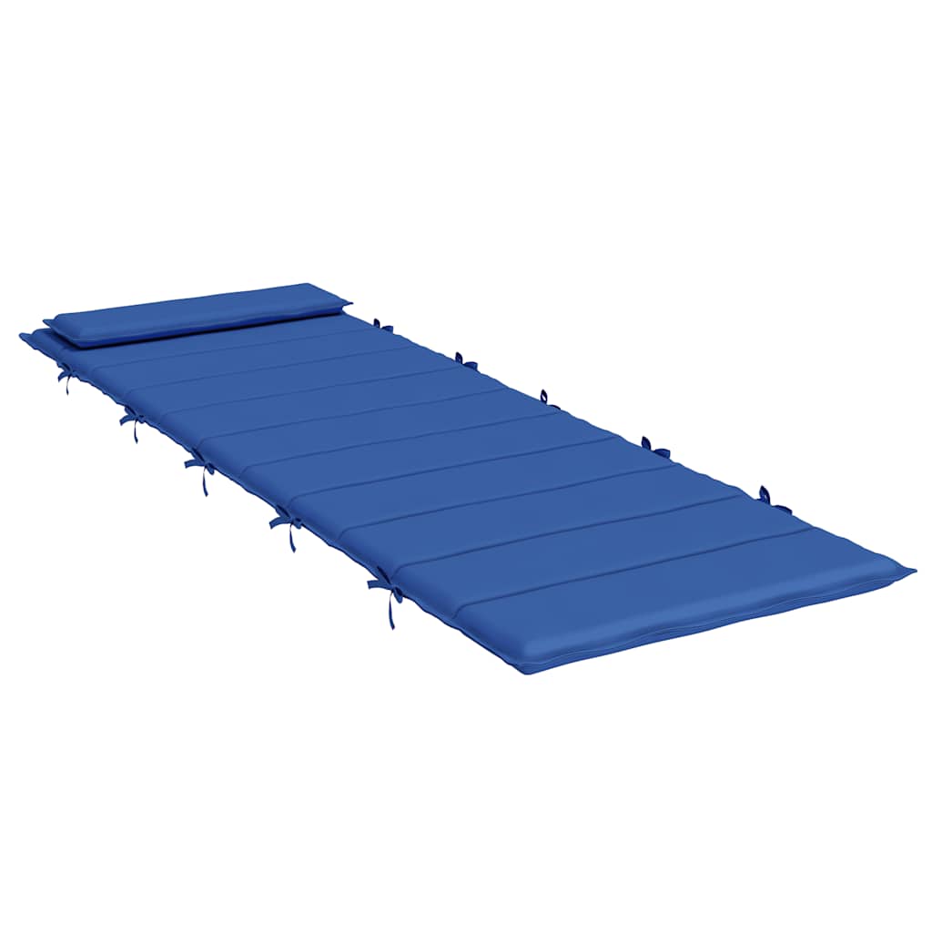 Sun Lounger Cushion Royal Blue 180x60x4 cm Oxford Fabric