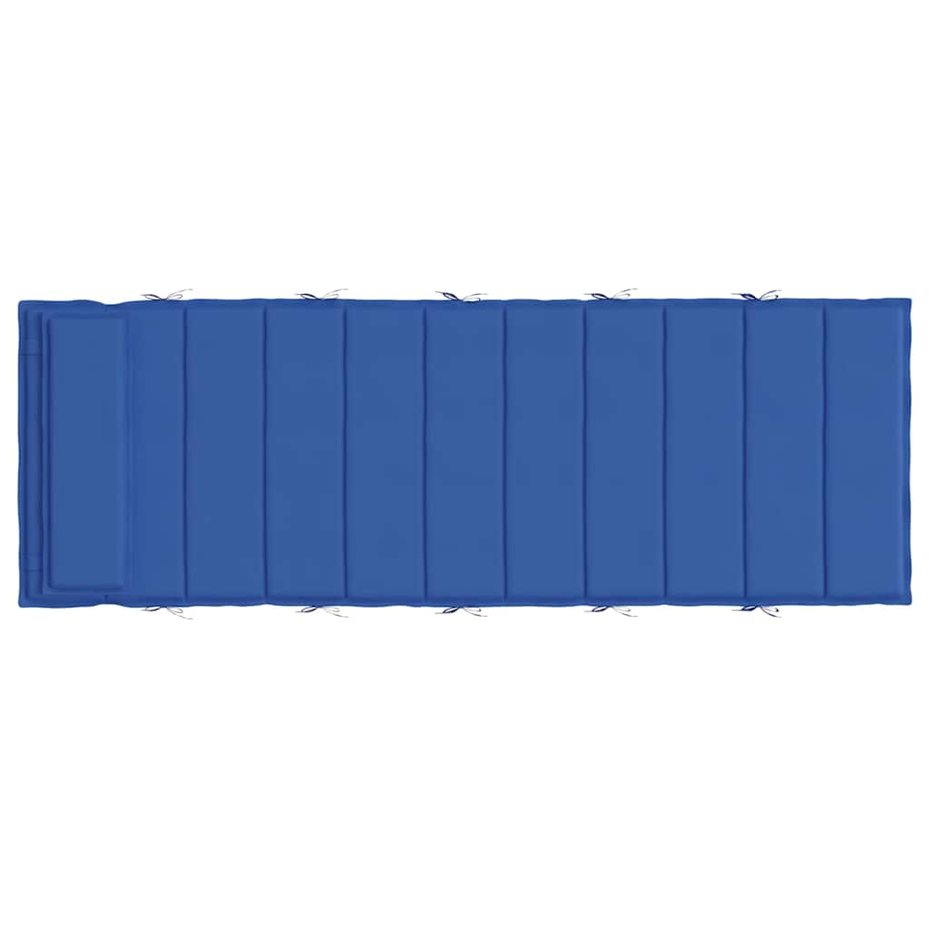 Sun Lounger Cushion Royal Blue 180x60x4 cm Oxford Fabric