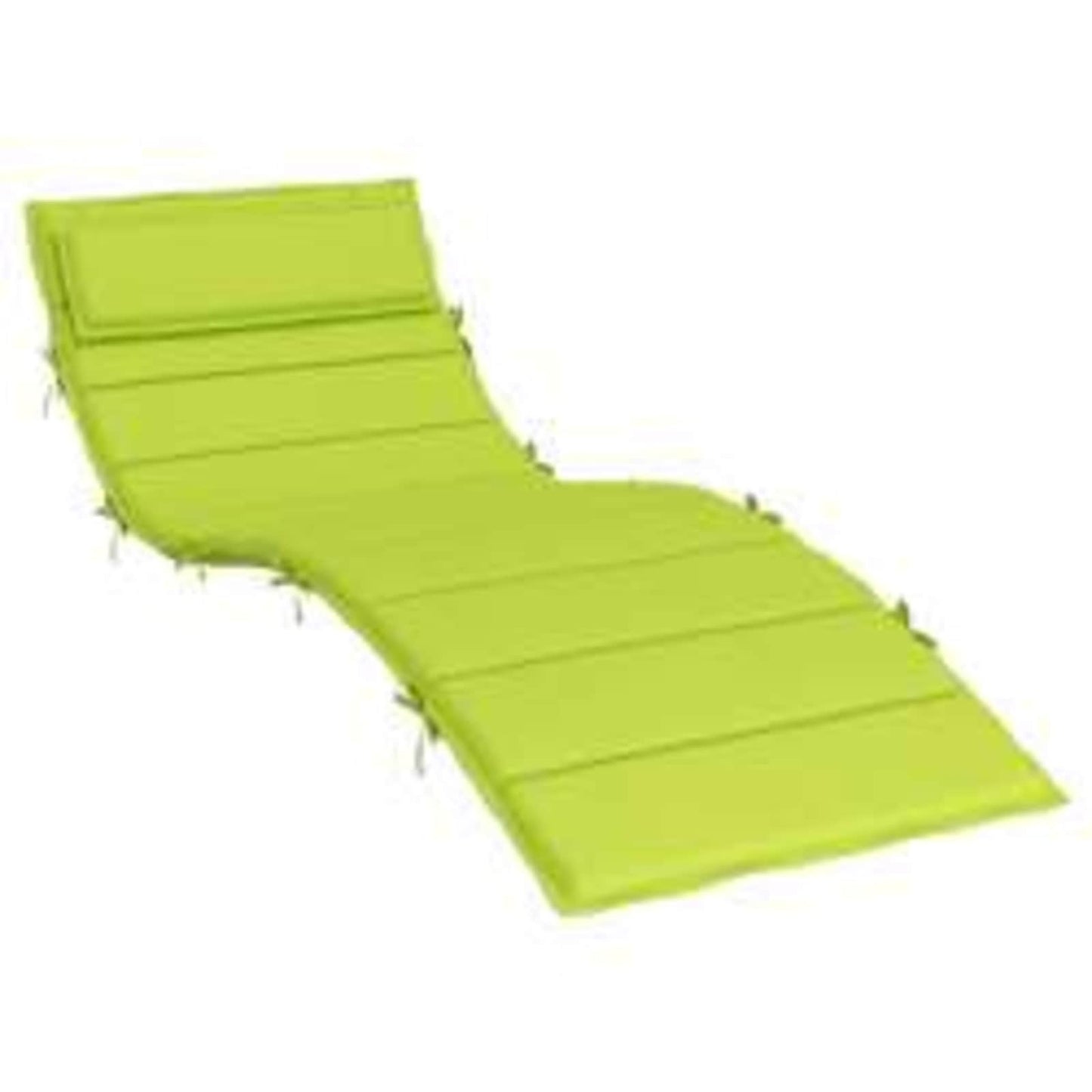 Sun Lounger Cushion Green 180 x 60 x 4 cm Oxford Cloth