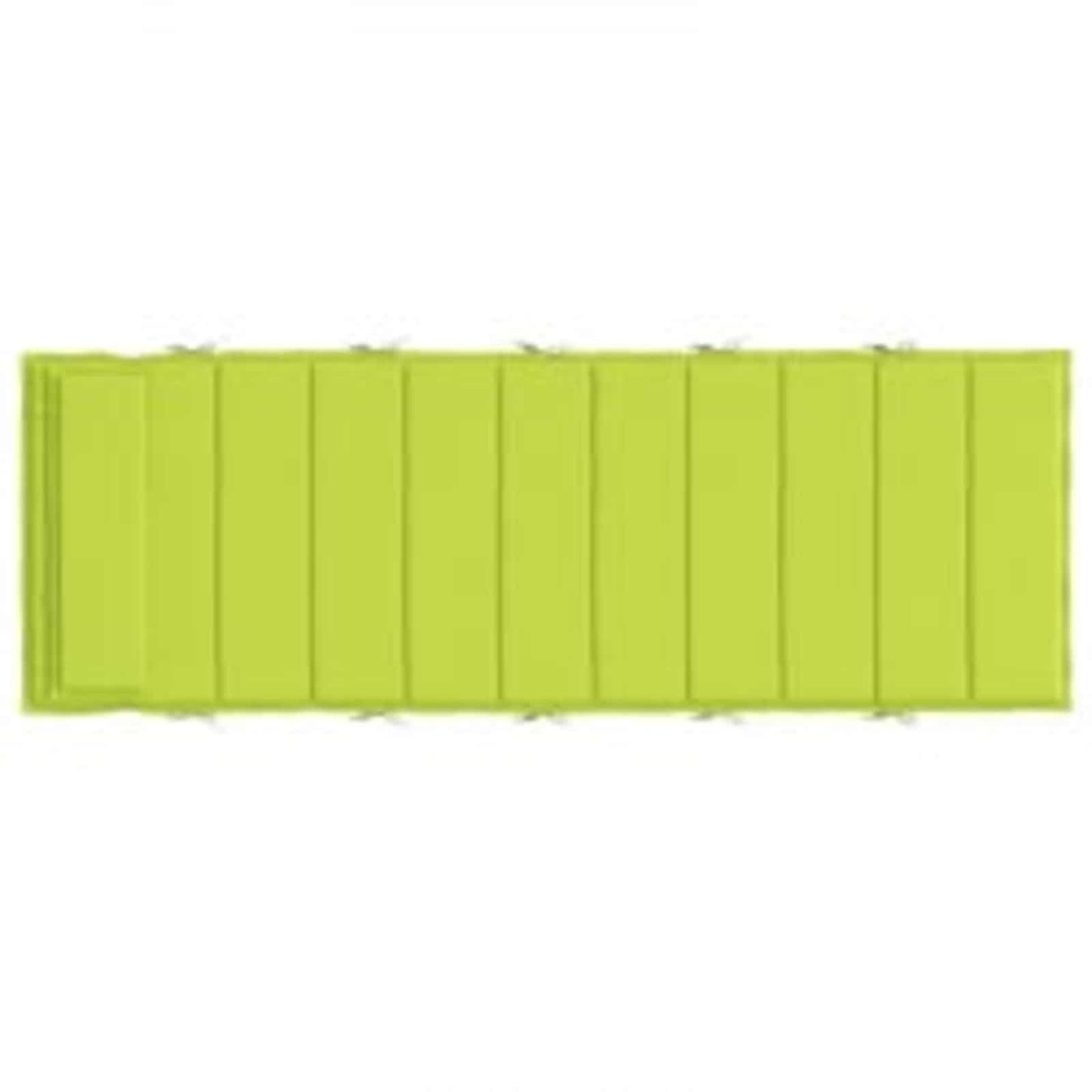 Sun Lounger Cushion Green 180 x 60 x 4 cm Oxford Cloth