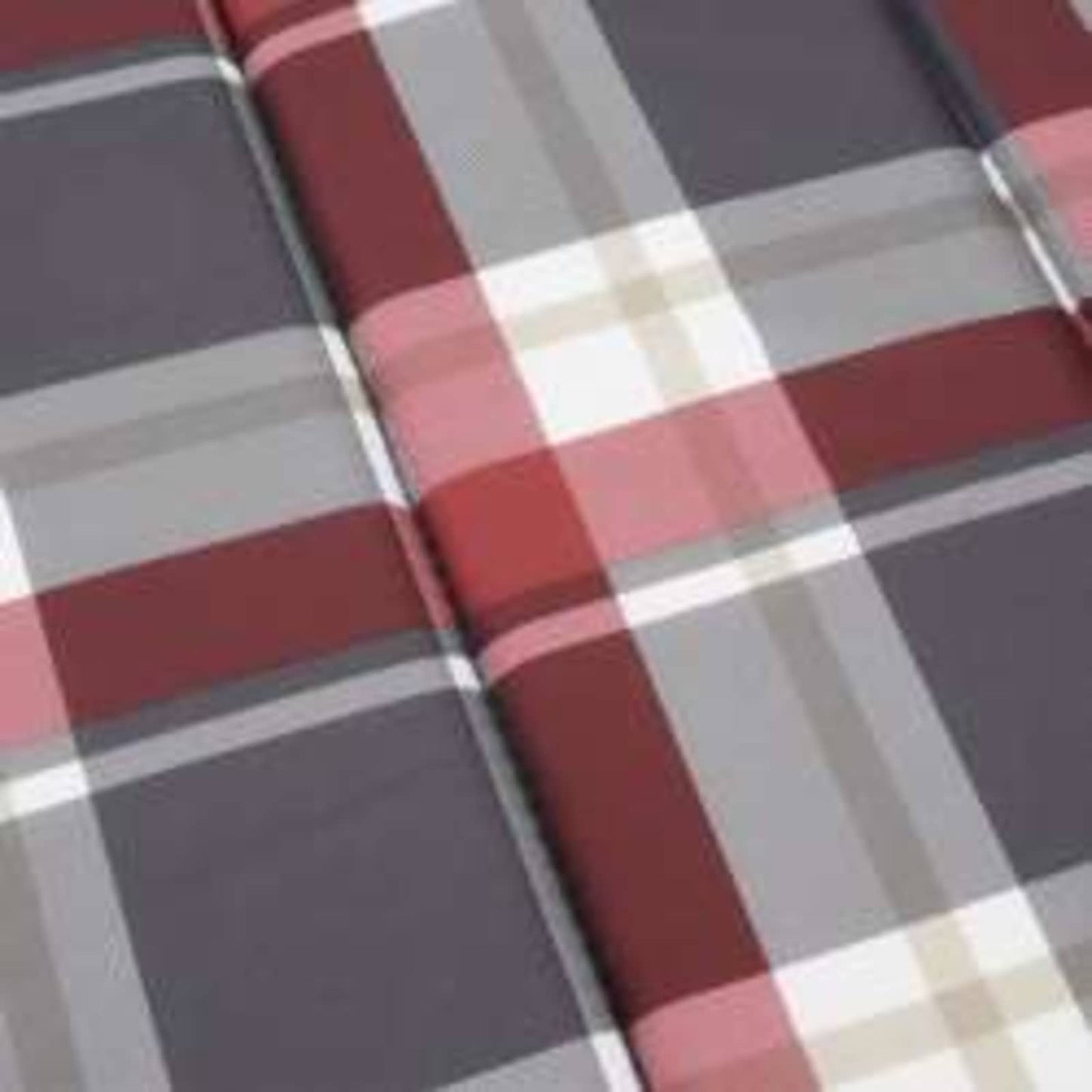 Sonnen-Lounger Kissen Rot und Grau 180 x 60 x 4 cm Oxford-Stoff