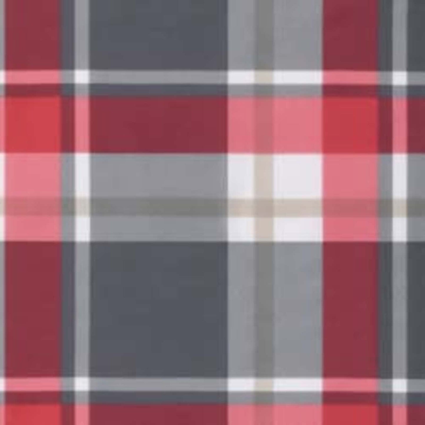 Sonnen-Lounger Kissen Rot und Grau 180 x 60 x 4 cm Oxford-Stoff