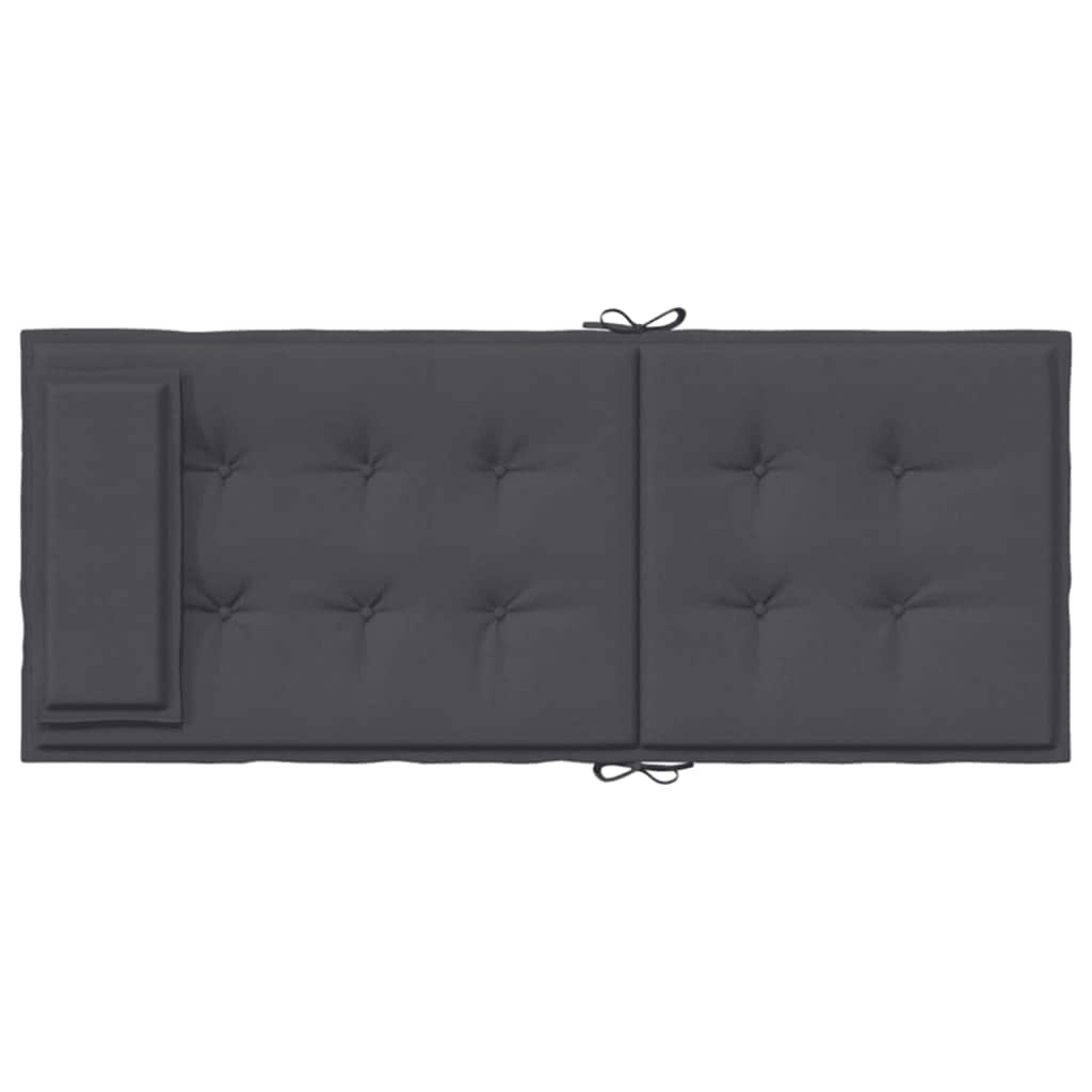 Coussins pour chaises longues 6 pcs. Anthracite Tissu Oxford