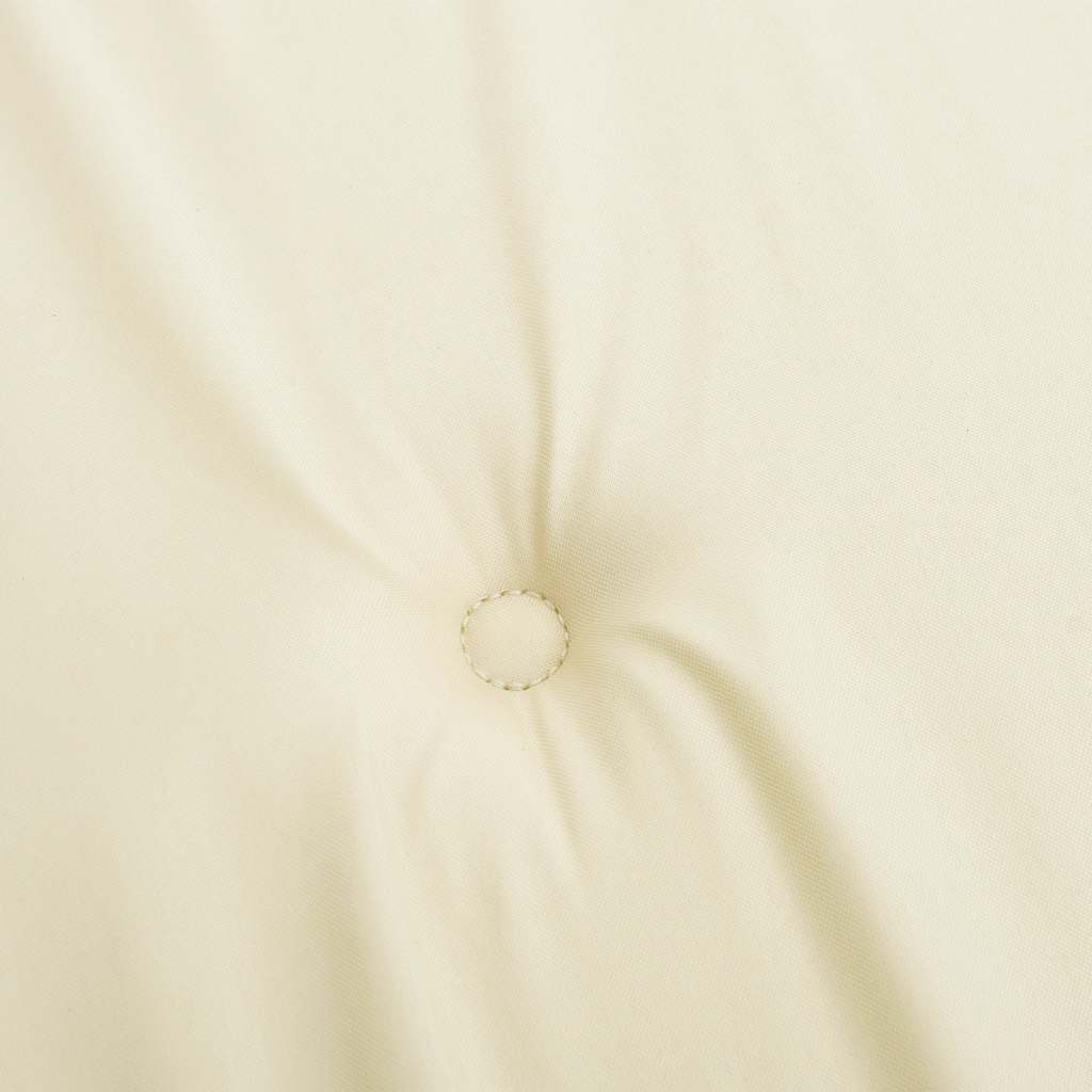 High-back Cushion Pads 2 pc. Cream Oxford Fabric