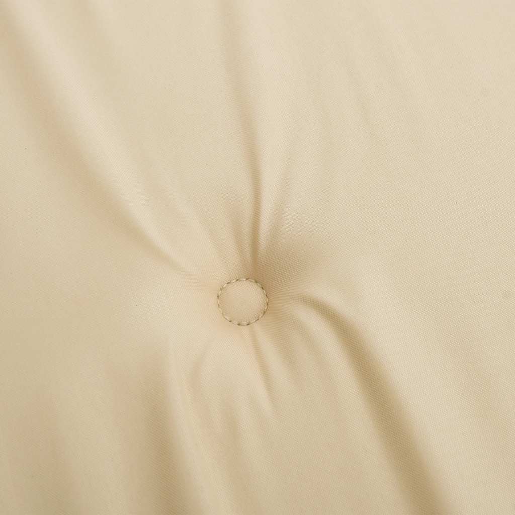 High-backed cushion pads 4 pcs. Beige Oxford fabric