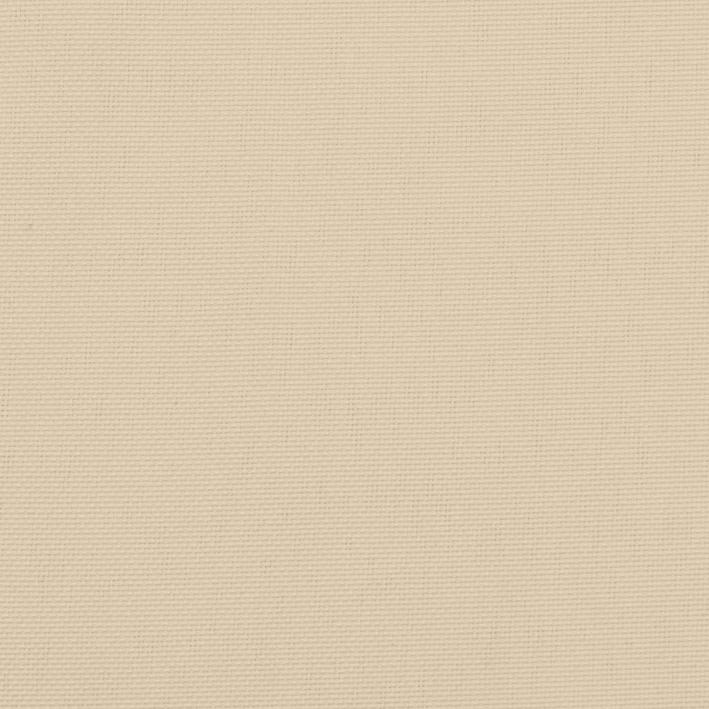 High-back cushion pads 6 pcs. Beige Oxford fabric