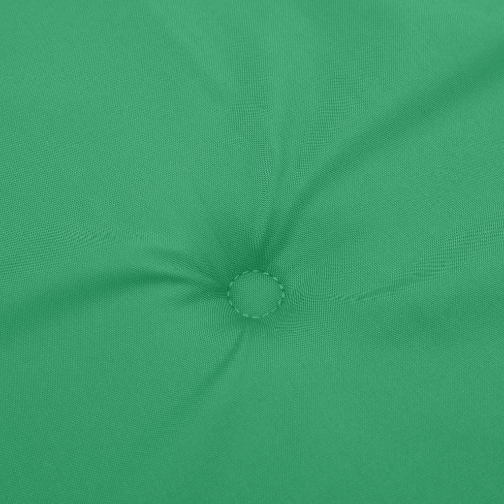High-back cushion pads 6 pcs. Green Oxford fabric
