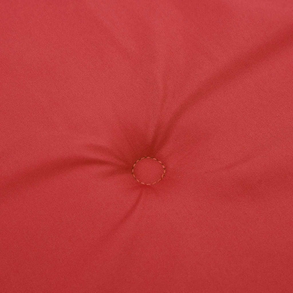 Coussins pour chaises longues 6 pcs Rouge Tissu Oxford