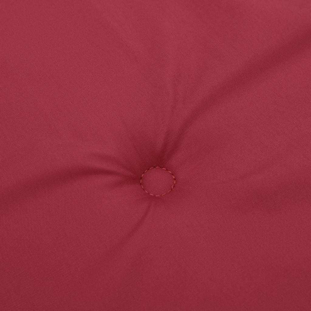 Coussins de dossier haut 6 pces Tissu Oxford rouge bordeaux