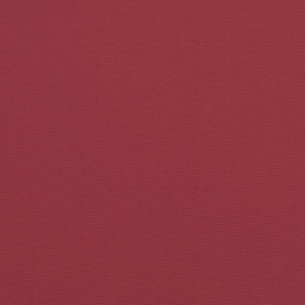 Coussins de dossier haut 6 pces Tissu Oxford rouge bordeaux