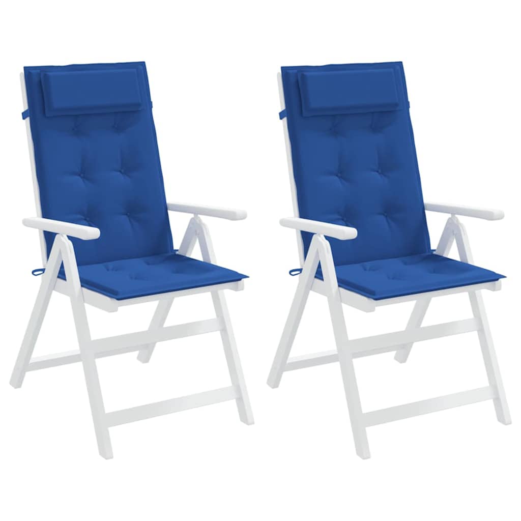 Coussins pour chaises longues 2 pcs. Oxford bleu roi
