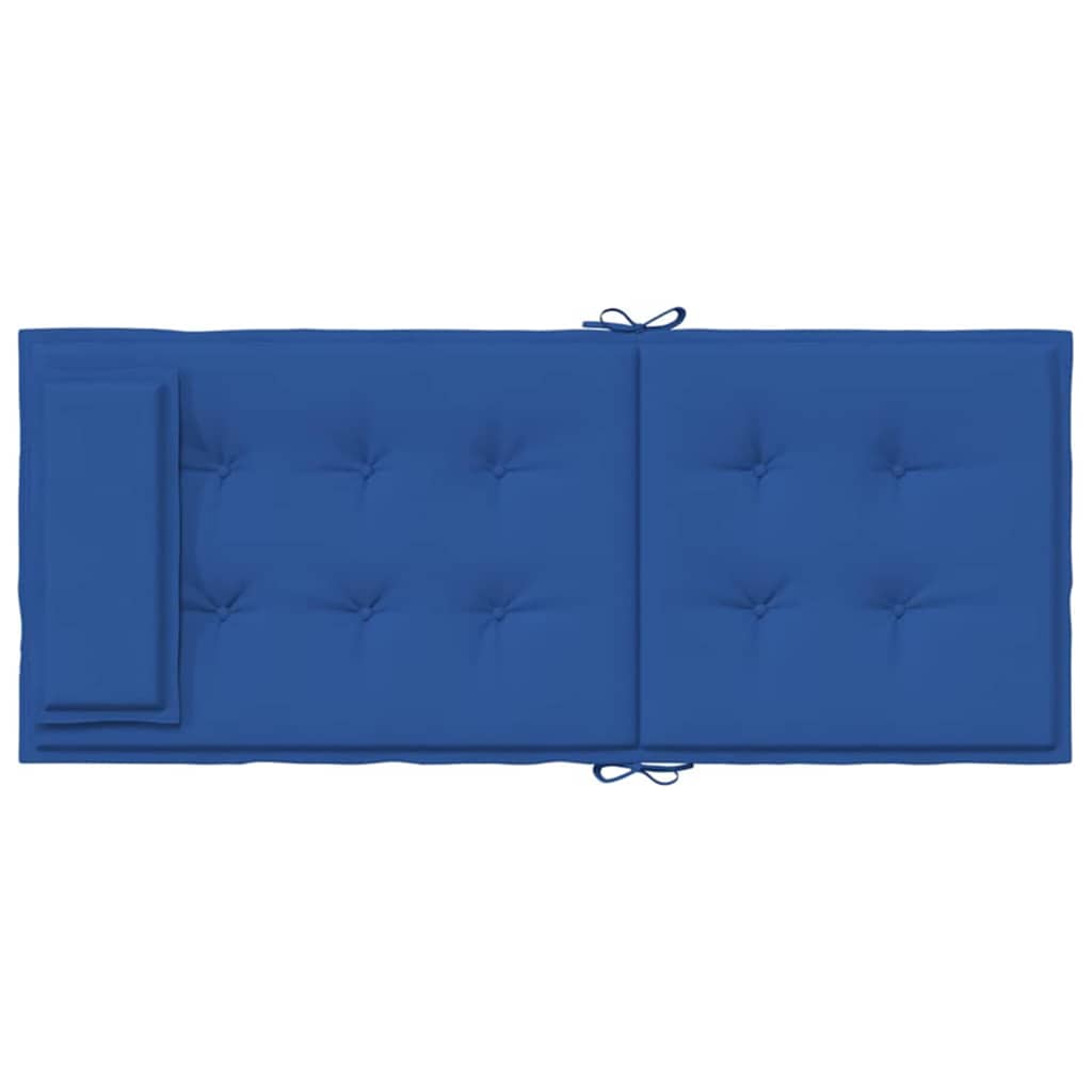 Coussins pour chaises longues 2 pcs. Oxford bleu roi