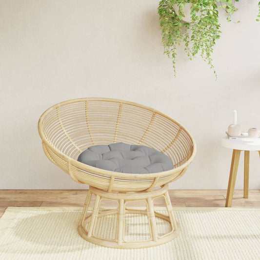 Cushion Round Grey Ø 60 x 11 cm Oxford Fabric