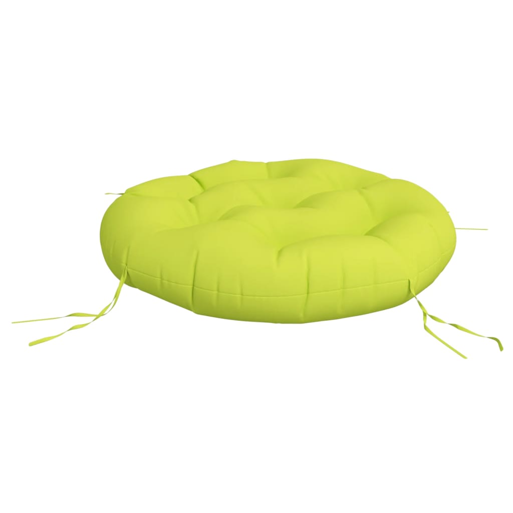Round Pillow Bright Green Ø 60x11 cm Oxford Fabric