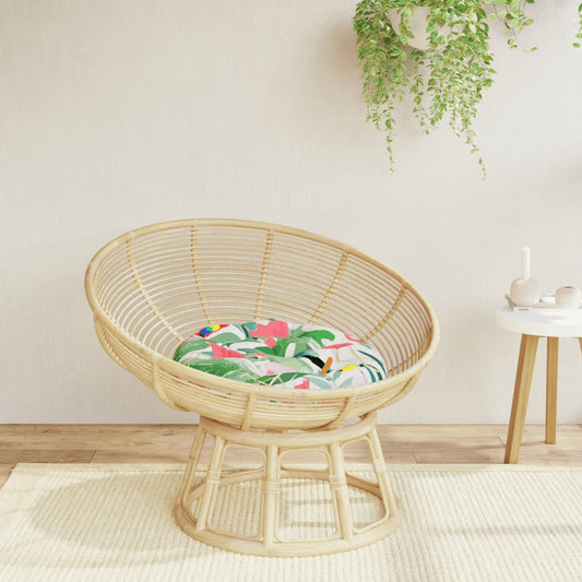 Coussin rond multicolore Ø 60x11 cm Tissu Oxford