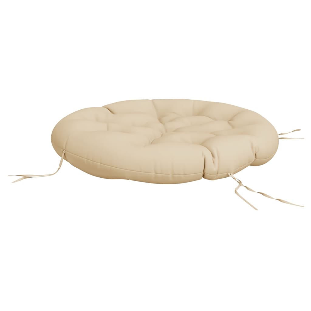 Round Cushion Beige Ø 100x11 cm Oxford Fabric