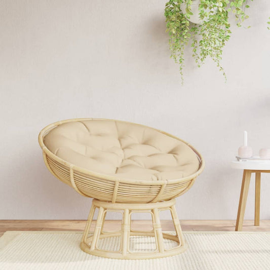 Round Cushion Beige Ø 100x11 cm Oxford Fabric