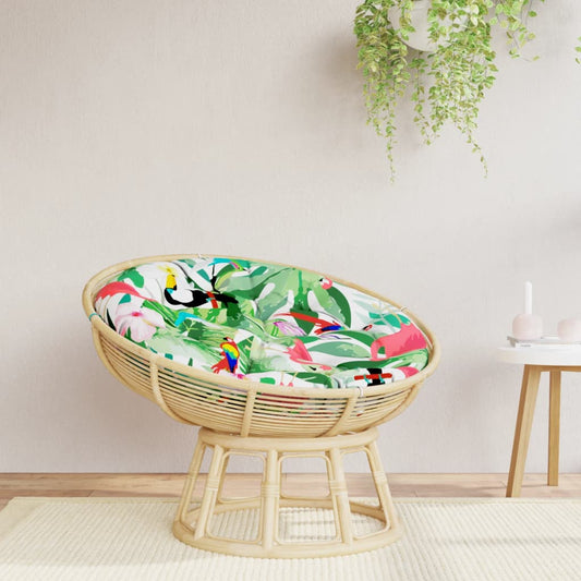 Coussin rond multicolore Ø 100x11 cm Tissu Oxford