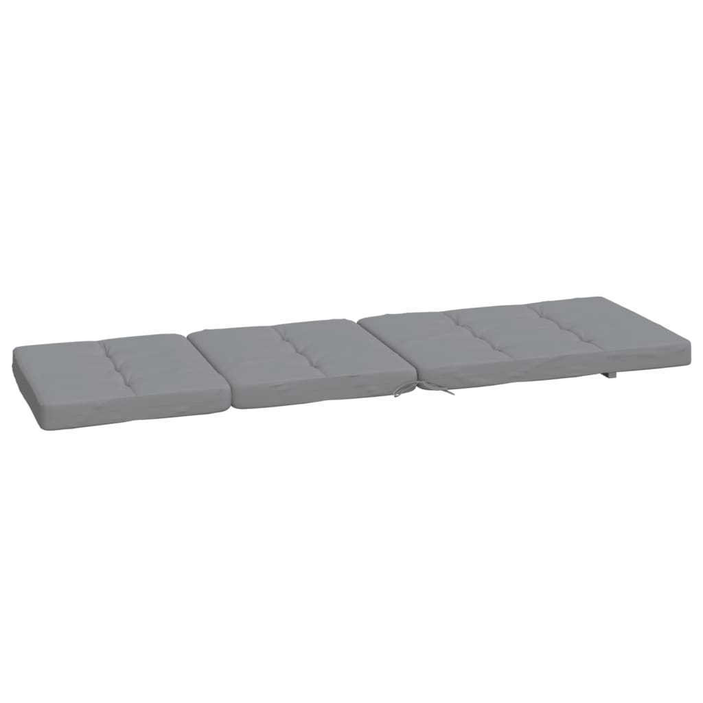 Sun Lounger Cushions 2 pcs. Grey Oxford Fabric