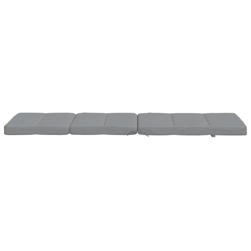 Sun Lounger Cushions 2 pcs. Grey Oxford Fabric