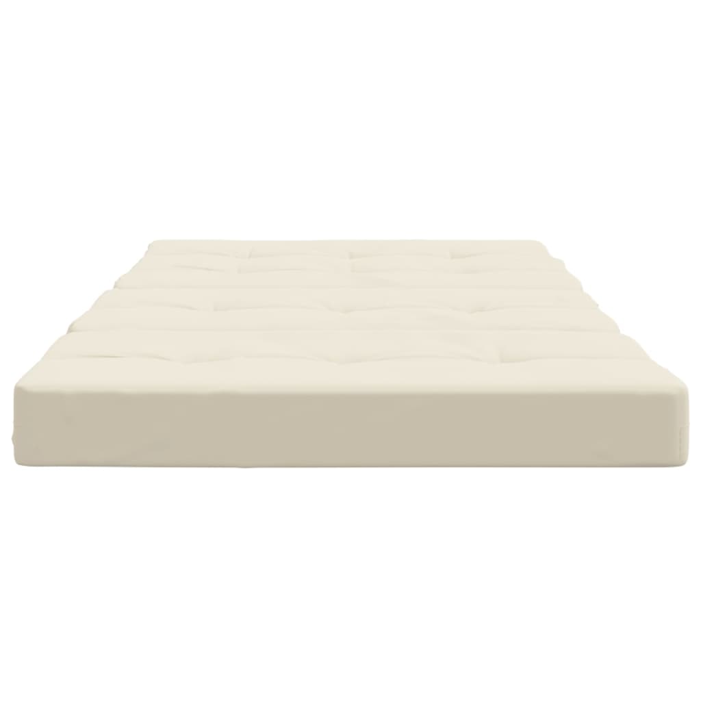 Liegestuhl-Auflagen 2 Stk. Creme Oxford-Gewebe