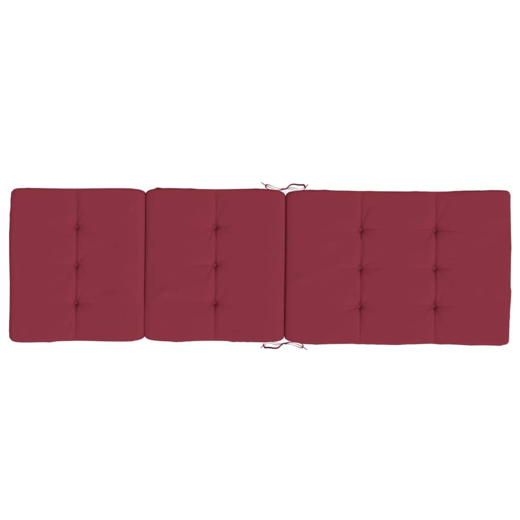 Sun Lounger Cushions 2 pcs. Wine Red Oxford Fabric