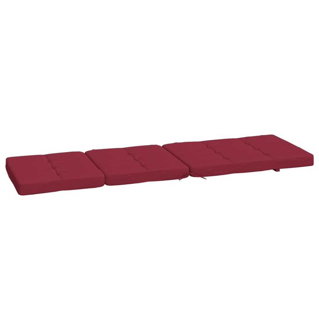 Sun Lounger Cushions 2 pcs. Wine Red Oxford Fabric