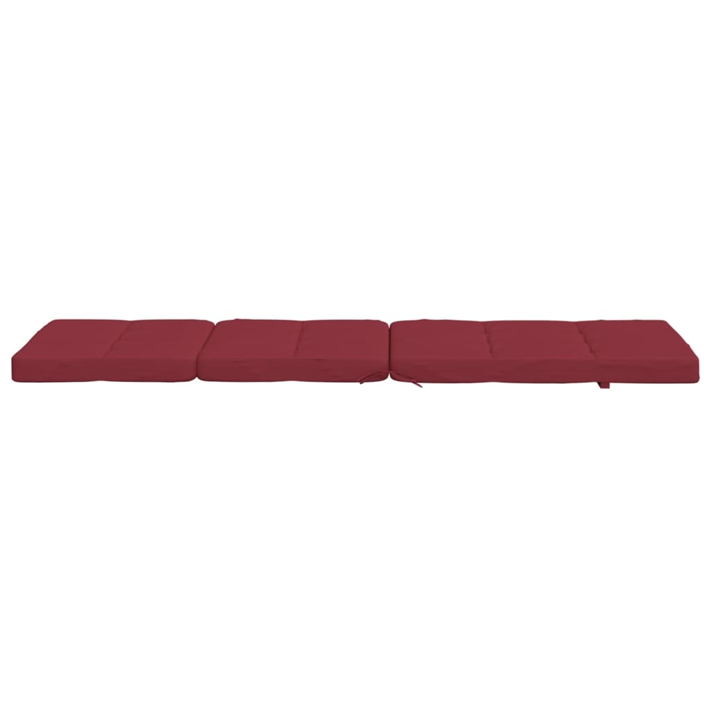 Sun Lounger Cushions 2 pcs. Wine Red Oxford Fabric