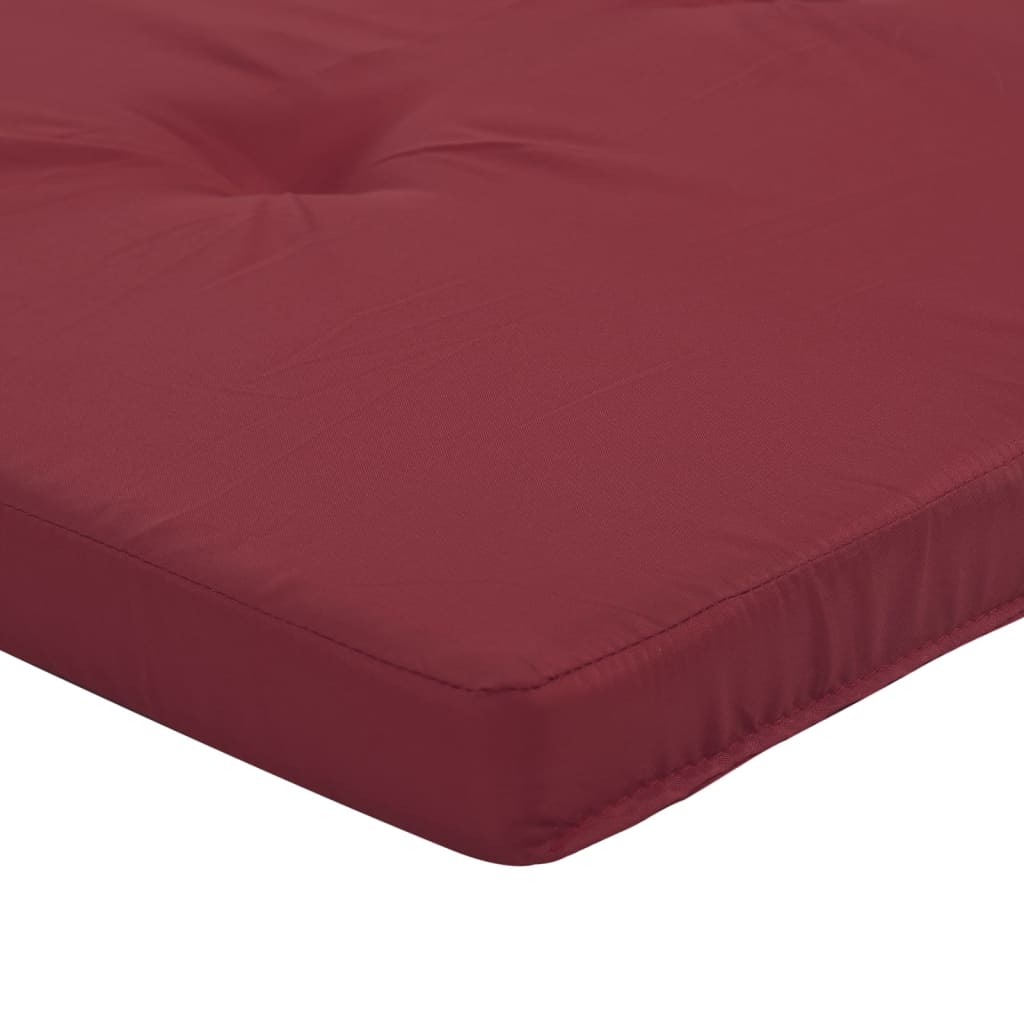 Sun Lounger Cushions 2 pcs. Wine Red Oxford Fabric