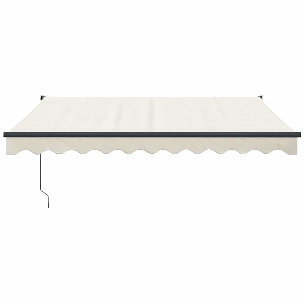 Elektrische Markise mit Kurbel Creme 3x2,5 m
