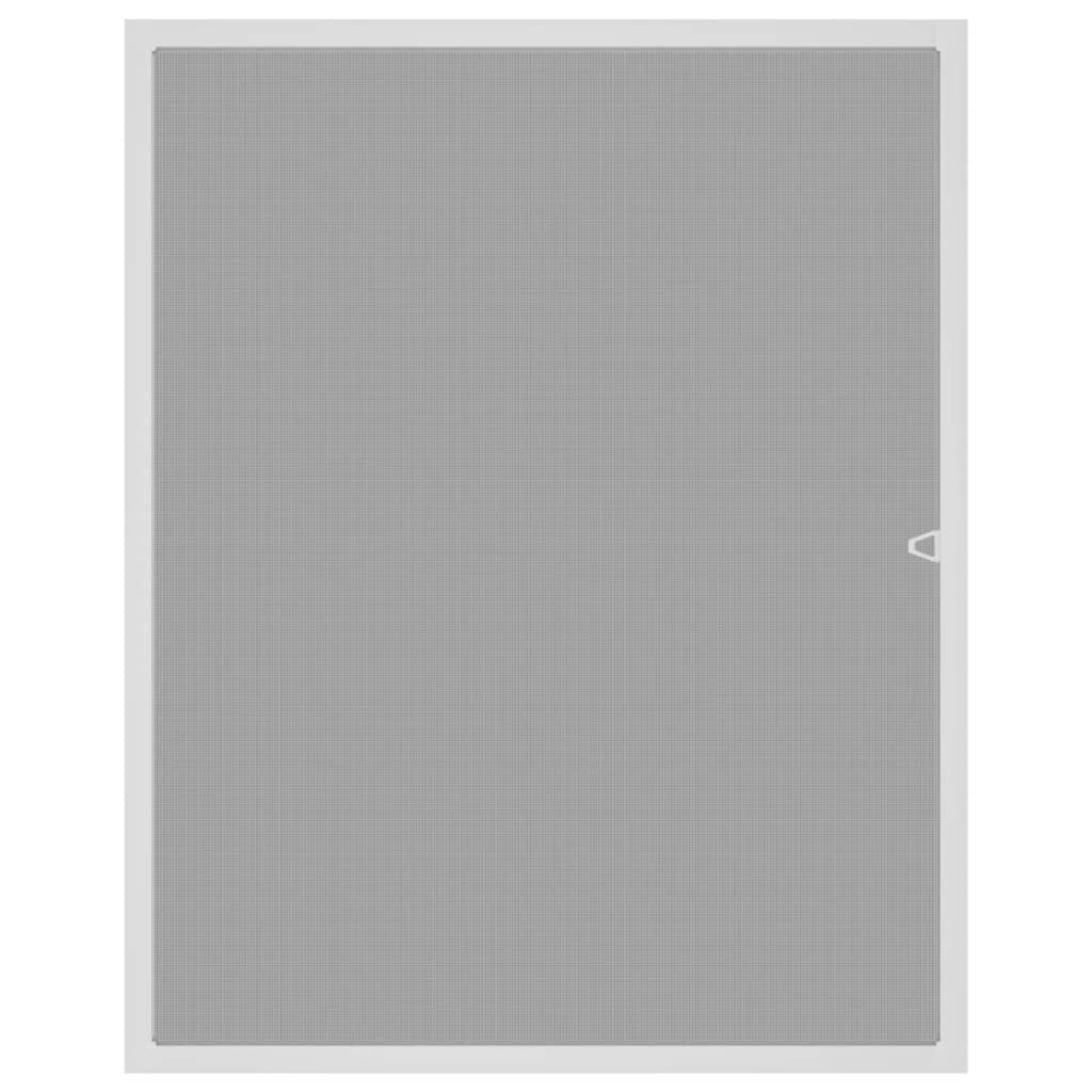 Moustiquaire de fenêtre blanche 80x100 cm