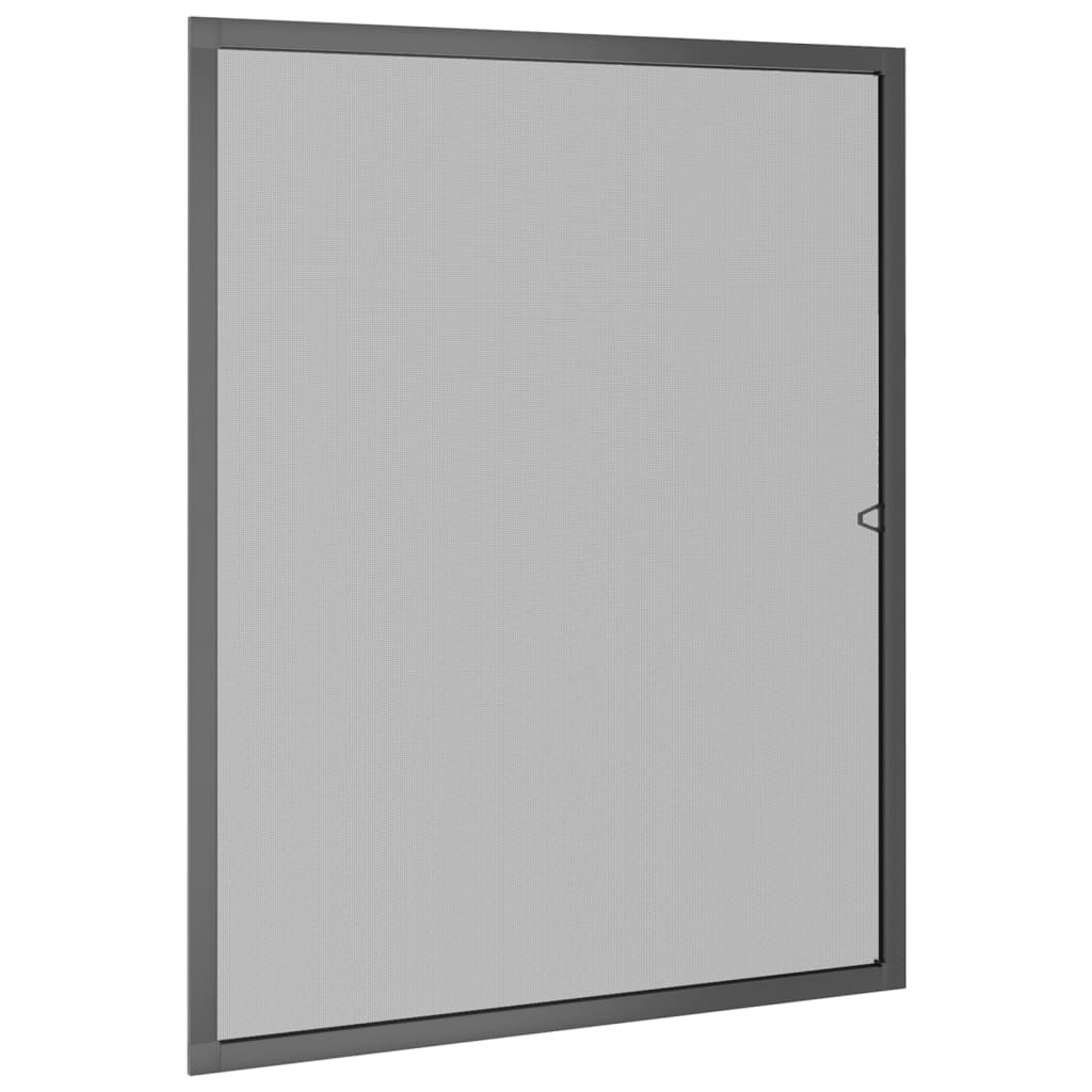 Moustiquaire pour fenêtre anthracite 80x100 cm