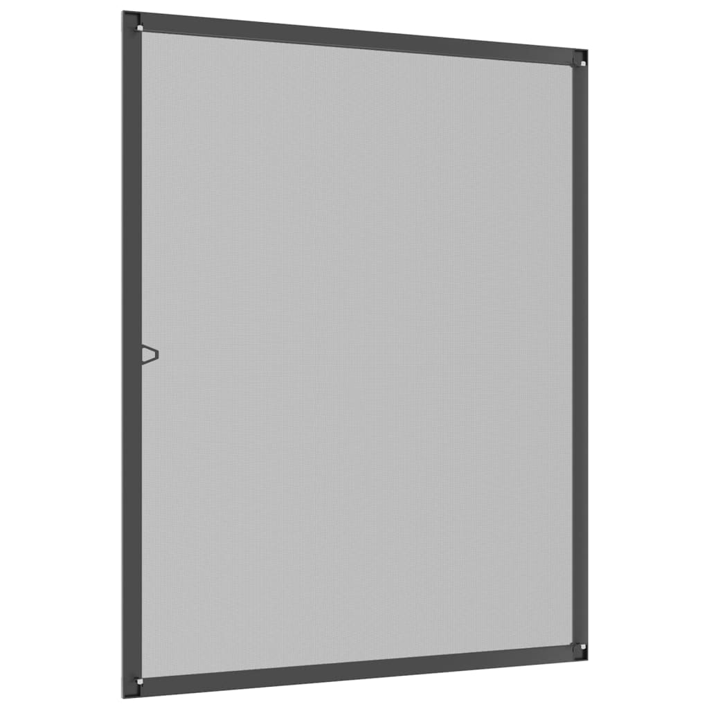 Moustiquaire pour fenêtre anthracite 80x100 cm