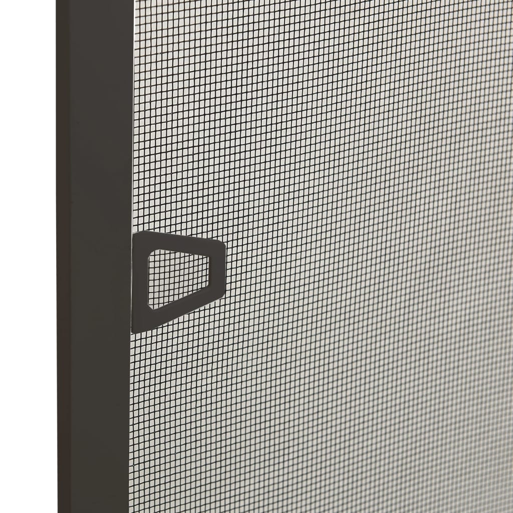 Moustiquaire pour fenêtre anthracite 80x100 cm