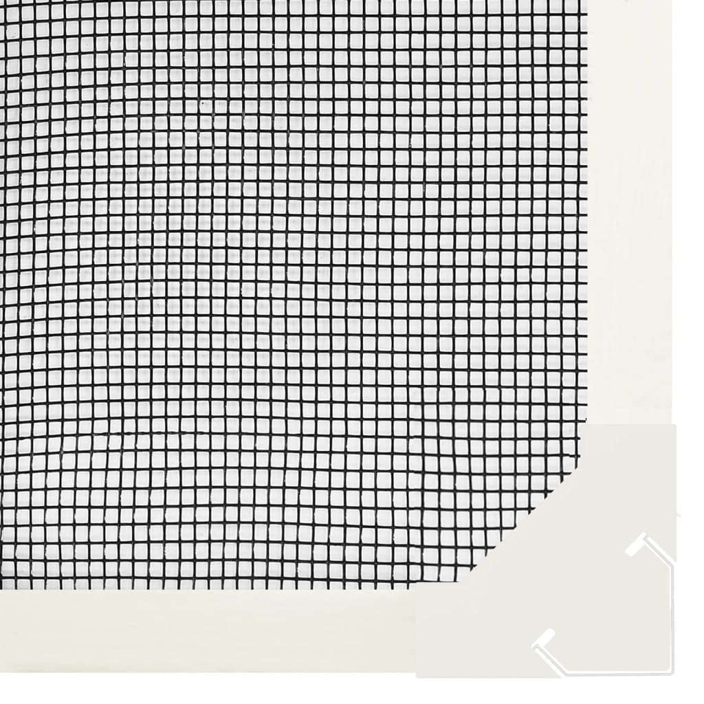 Magnetic insect screen for windows white 120x140 cm